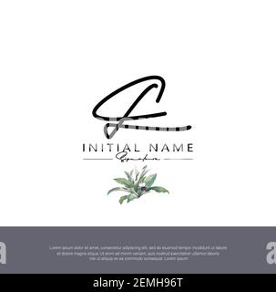 C L CL lettre initiale écriture manuscrite et logo de signature. Logo original du vecteur de beauté .mode, boutique, floral et botanique Illustration de Vecteur