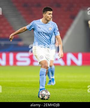 Rodrigo (ville) Borussia Mönchengladbach - Manchester City Budapest, 24.02.2021, Fussball; Ligue des champions, saison 2020/21 Foto: Moritz Müller Copyr Banque D'Images