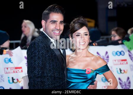 Le Dr Raj Singh et Janette Manrara arrivent au Daily Mirror Pride of Britain Awards 2018, à l'hôtel Grosvenor, Londres. Date de la photo: Lundi 29 octobre 2018. Le crédit photo devrait se lire: David Jensen/ Banque D'Images