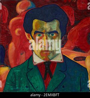Kazimir Malevich - Auto-portrait Banque D'Images