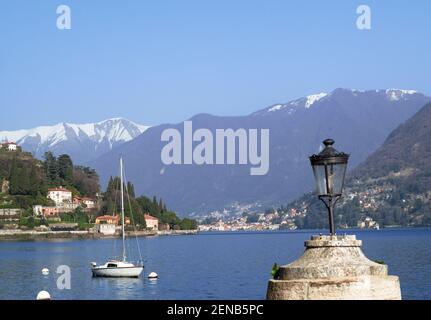 Les plus belles vues sur le lac de Côme. Cernobbio, Lombardie, lacs italiens, Italie. Banque D'Images