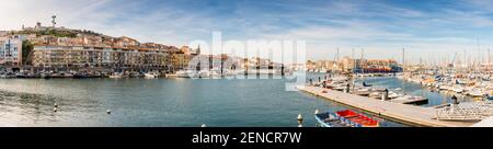 Port de plaisance de Sète, dans l'Hérault, dans l'Occitanie, France Banque D'Images