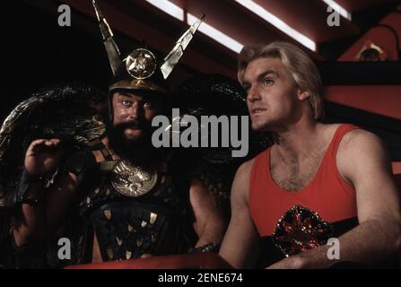 Flash Gordon année : 1980 Royaume-Uni / Etats-Unis Directeur : Mike Hodges Brian Blessed, Sam J. Jones Banque D'Images