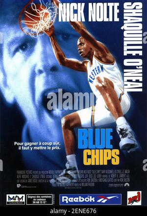 Blue Chips année : 1994 USA Directeur : William Friedkin Shaquille O'Neal affiche française Banque D'Images