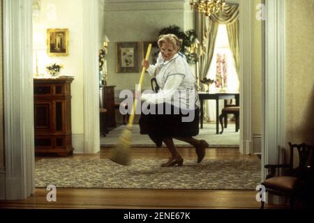 Mme Doubtfire année : 1993 Etats-Unis Directeur : Chris Columbus Robin Williams Banque D'Images