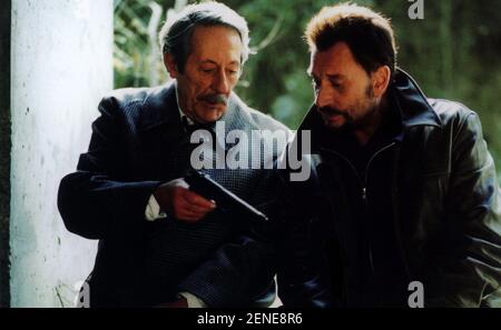 L'Homme du train année : 2002 - France Directeur : Patrice Leconte Johnny Hallyday, Jean Rochefort Banque D'Images