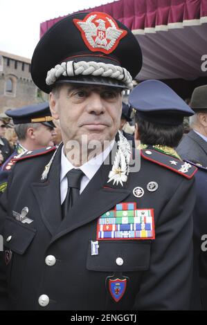 Armée de talien, officiers supérieurs lors d'une cérémonie militaire Banque D'Images