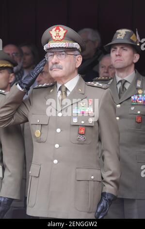 Armée de talien, officiers supérieurs lors d'une cérémonie militaire Banque D'Images