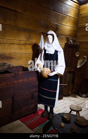 Musée d'exposition , cadre du Musée National Valjevo dans le village de Brankovina. Serbie Banque D'Images