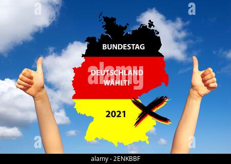 Bundeslahl am 26. Septembre 2021 Banque D'Images