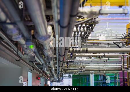 La source de neutrons et de muons ​​​​​​​​​​​​​​​​​​​​​​​​​​​​​​​​​​​​​​​​​​​​​​​​​​​ISIS au laboratoire Rutherford Appleton, Harwell, Oxfordshire, Royaume-Uni. Banque D'Images