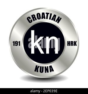 Kuna croate HRK Illustration de Vecteur