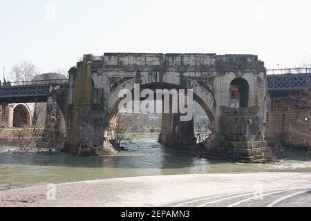 Pons Aemilius (ponte rotto), rome Banque D'Images