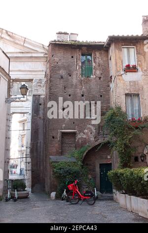 Portique d'Octavia, Torre dei grassi Banque D'Images