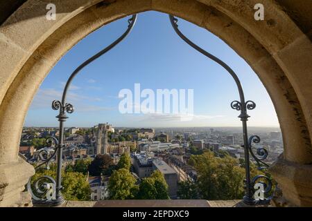 Une vue sur la ville de Bristol à partir de la tour Cabot. Banque D'Images