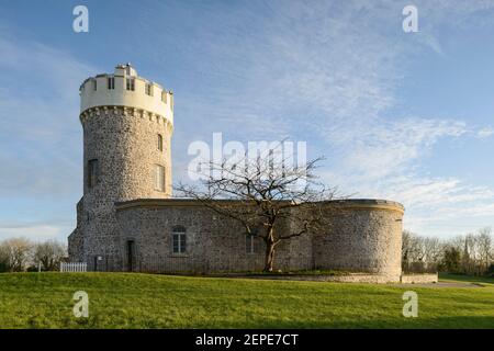 Clifton Observatory, Bristol, un matin d'hiver. Banque D'Images