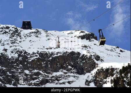 La Volata, Val di Fassa, Italie, 27 février 2021, piste de Funivia volata skiworldcup pendant 2021 AUDI FIS ski World Cup Val di Fassa - Downhill Women, ski alpin - photo Giorgio Panacci / LM crédit: LiveMedia/Alay Live News Banque D'Images