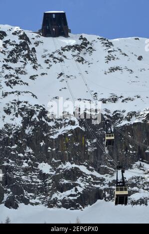 La Volata, Val di Fassa, Italie, 27 février 2021, piste de Funivia volata skiworldcup pendant 2021 AUDI FIS ski World Cup Val di Fassa - Downhill Women, ski alpin - photo Giorgio Panacci / LM crédit: LiveMedia/Alay Live News Banque D'Images