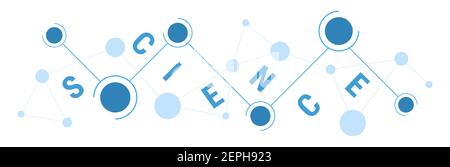 Concept de science abstraite, illustration de vecteur scientifique Illustration de Vecteur