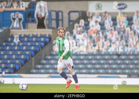 BLACKBURN, ANGLETERRE. 27 FÉVRIER Harvey Elliott, de Blackburn Rovers, s'échauffe avant le match de championnat Sky Bet entre Blackburn Rovers et Coventry City à Ewood Park, Blackburn, le samedi 27 février 2021. (Credit: Pat Scaasi | MI News) Credit: MI News & Sport /Alay Live News Banque D'Images