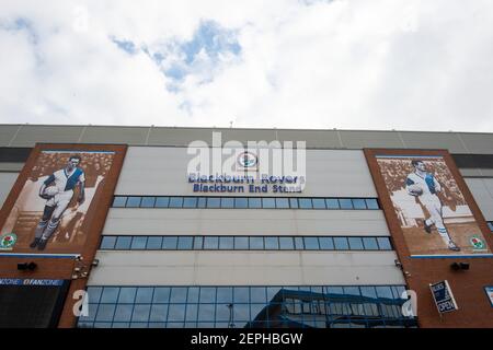 BLACKBURN, ANGLETERRE. 27 FÉVRIER Ewood Park avant le match de championnat Sky Bet entre Blackburn Rovers et Coventry City à Ewood Park, Blackburn, le samedi 27 février 2021. (Credit: Pat Scaasi | MI News) Credit: MI News & Sport /Alay Live News Banque D'Images