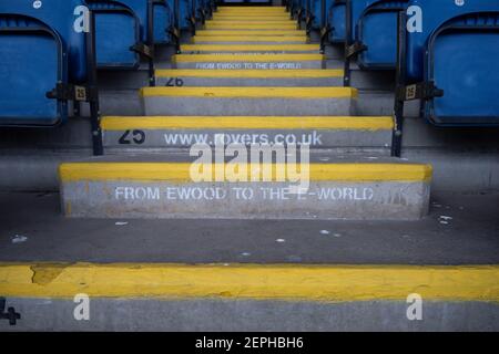 BLACKBURN, ANGLETERRE. 27 FÉVRIER Ewood Park avant le match de championnat Sky Bet entre Blackburn Rovers et Coventry City à Ewood Park, Blackburn, le samedi 27 février 2021. (Credit: Pat Scaasi | MI News) Credit: MI News & Sport /Alay Live News Banque D'Images