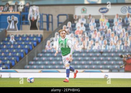 BLACKBURN, ANGLETERRE. 27 FÉVRIER Harvey Elliott, de Blackburn Rovers, s'échauffe avant le match de championnat Sky Bet entre Blackburn Rovers et Coventry City à Ewood Park, Blackburn, le samedi 27 février 2021. (Credit: Pat Scaasi | MI News) Credit: MI News & Sport /Alay Live News Banque D'Images