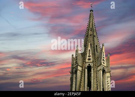 france, senlis, picardie, oise-- l'abbaye de Saint Vincent a été fondée en 1065 par la reine Anne de Kiev et confiée aux moines de Genovefains. Le monu Banque D'Images