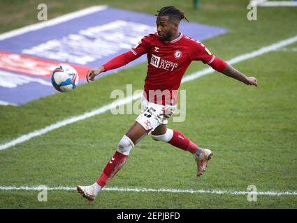 Kasey Palmer de Bristol City pendant le match de championnat Sky Bet au Liberty Stadium, à Swansea. Date de la photo: Samedi 27 février 2021. Banque D'Images