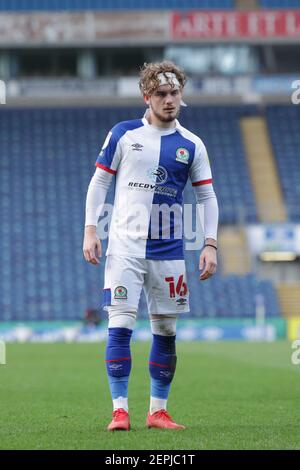 BLACKBURN, ANGLETERRE. 27 FÉVRIER Harvey Elliott de Blackburn Rovers lors du match de championnat Sky Bet entre Blackburn Rovers et Coventry City à Ewood Park, Blackburn, le samedi 27 février 2021. (Credit: Pat Scaasi | MI News) Credit: MI News & Sport /Alay Live News Banque D'Images