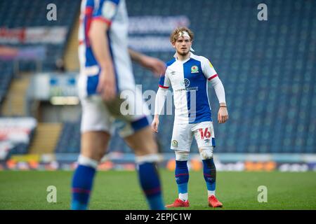 BLACKBURN, ANGLETERRE. 27 FÉVRIER Harvey Elliott de Blackburn Rovers lors du match de championnat Sky Bet entre Blackburn Rovers et Coventry City à Ewood Park, Blackburn, le samedi 27 février 2021. (Credit: Pat Scaasi | MI News) Credit: MI News & Sport /Alay Live News Banque D'Images