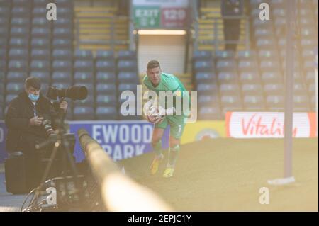 BLACKBURN, ANGLETERRE. 27 FÉVRIER Thomas Kaminski de Blackburn Rovers lors du match de championnat Sky Bet entre Blackburn Rovers et Coventry City à Ewood Park, Blackburn, le samedi 27 février 2021. (Credit: Pat Scaasi | MI News) Credit: MI News & Sport /Alay Live News Banque D'Images