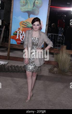 Westwood, États-Unis d'Amérique. 14 février 2011. WESTWOOD, CA - FÉVRIER 14: Abigail Breslin à la première de 'Rango' à Los Angeles tenue au Regency Village Theatre le 14 février 2011 à Westwood, Californie personnes: Abigail Breslin crédit: Storms Media Group/Alamy Live News Banque D'Images