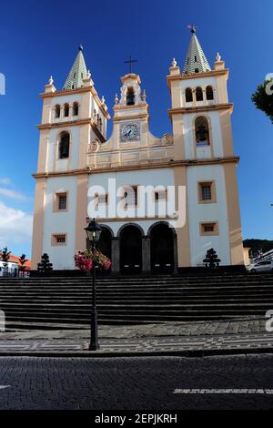 high street, angra do heroísmo, açores, terceira, îles, portugal, Banque D'Images