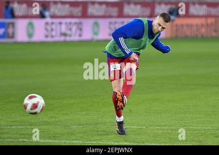 02/27/2021, Saint-Gall, Kybunpark, Soccer Super League: FC St.Gall 1879 - FC Bâle 1893, # 23 Pajtim Kasami (Bâle) (Suisse/Allemagne/Autriche/Croatie OUT) Credit: SPP Sport Press photo. /Alamy Live News Banque D'Images