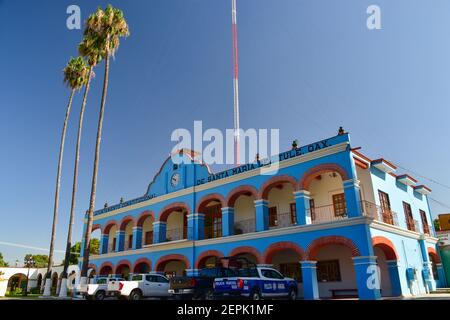 Hôtel de ville de Santa Maria del Tule, Mexique Banque D'Images