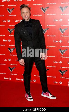 03 janvier 2019 - Londres, Angleterre, Royaume-Uni - The Voice Launch Photocall Photos: Olly murs Banque D'Images