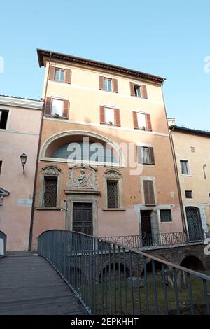 Chiesa di Sant'Angelo à Pescheria, Rome Banque D'Images