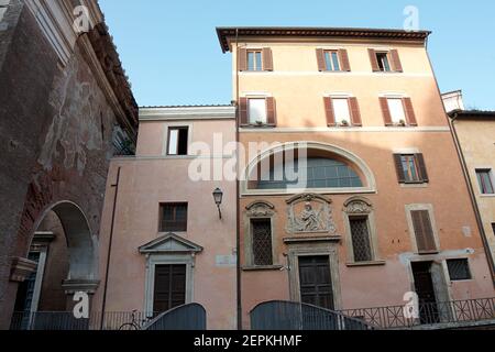 Chiesa di Sant'Angelo à Pescheria, Rome Banque D'Images