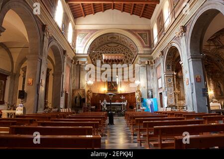 Chiesa di Sant'Angelo à Pescheria, Rome Banque D'Images