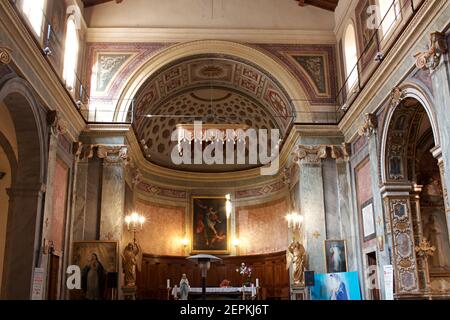 Chiesa di Sant'Angelo à Pescheria, Rome Banque D'Images