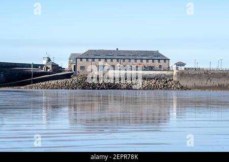 Jennings Building Grade II bâtiment classé Porthcawl Marina Sud du pays de Galles Banque D'Images