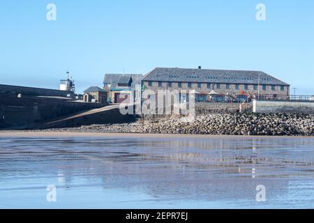 Jennings Building Grade II bâtiment classé Porthcawl Marina Sud du pays de Galles Banque D'Images