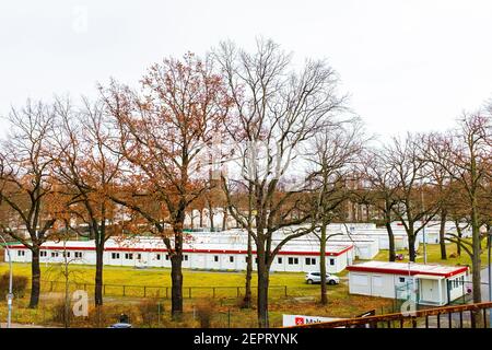 Berlin, Allemagne. La ligne S-Bahn Siemensstadt a été fermée dans les années 1980, mais elle est en train de se renouveler en raison de la réouverture prévue de la ligne en 2025. Moi Banque D'Images