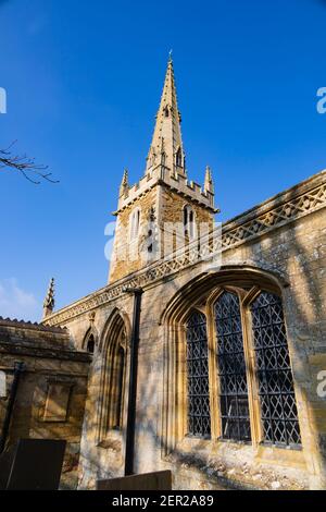 L'église Saint-Nicolas de Myra, village de Barkston, Grantham, Lincolnshire, Angleterre Banque D'Images