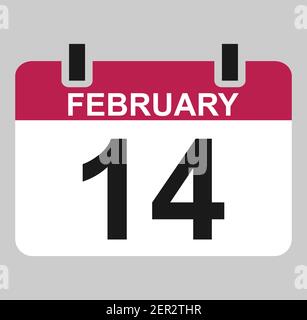 Icône de calendrier, symbole d'événement de date isolé sur fond blanc. Bouton web vectoriel . Illustration de Vecteur