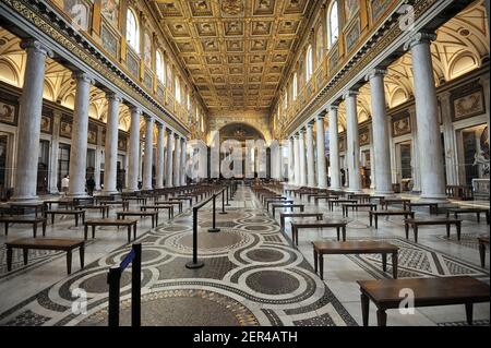 Italie, Rome, Basilica di Santa Maria Maggiore, St Mary Major Banque D'Images