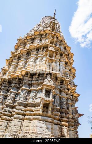 Temple Jagat Shiromani, Jaipur, Rajasthan Banque D'Images