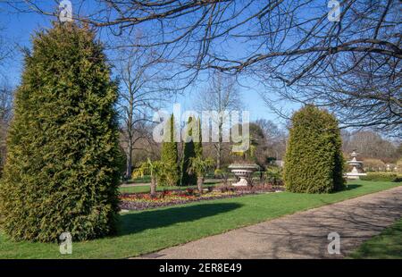Regents Park au printemps de Londres, Angleterre Banque D'Images