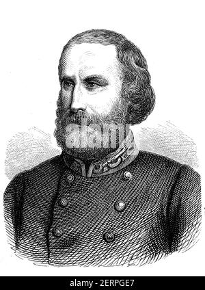 Giuseppe Garibaldi, 4 juillet 1807 - 2 juin 1882, était un combattant italien de la liberté et l'un des protagonistes les plus populaires du Risorgimento / Giuse Banque D'Images